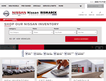 Tablet Screenshot of nissanofbismarck.com
